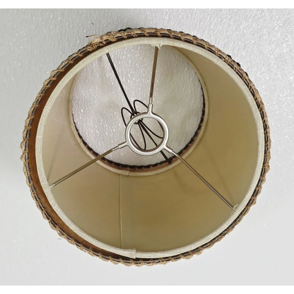 Vintage MCM Mid Century Modern Fiberglass Lamp Shade 8.5